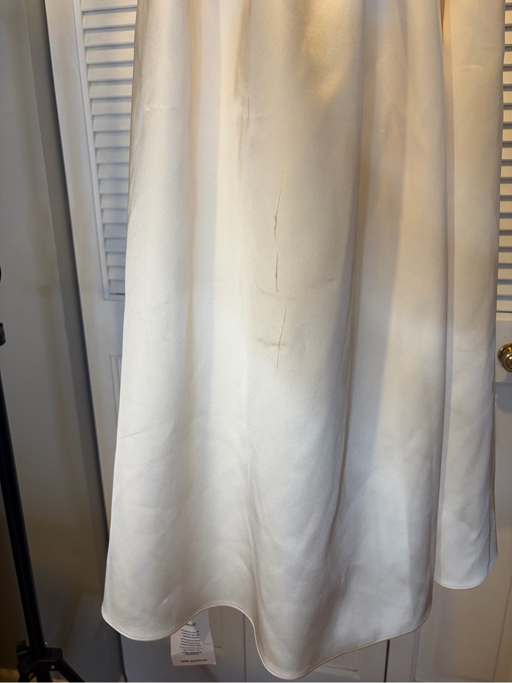 SELF-PORTRAIT
Appliquéd belted satin midi dress - Picture 10 of 16